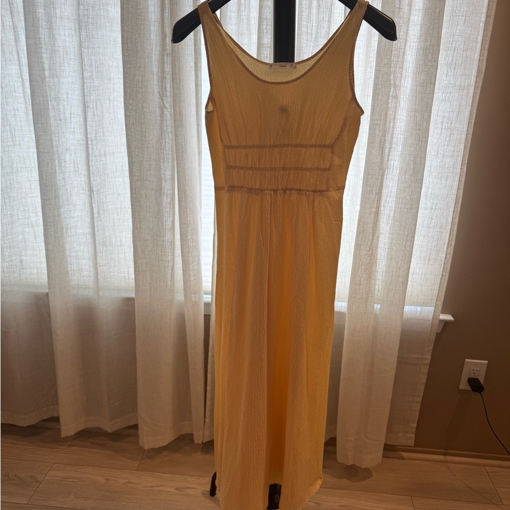 Mango Yellow Maxi Dress